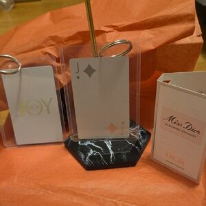Dior Key & Card Holders - Black and White